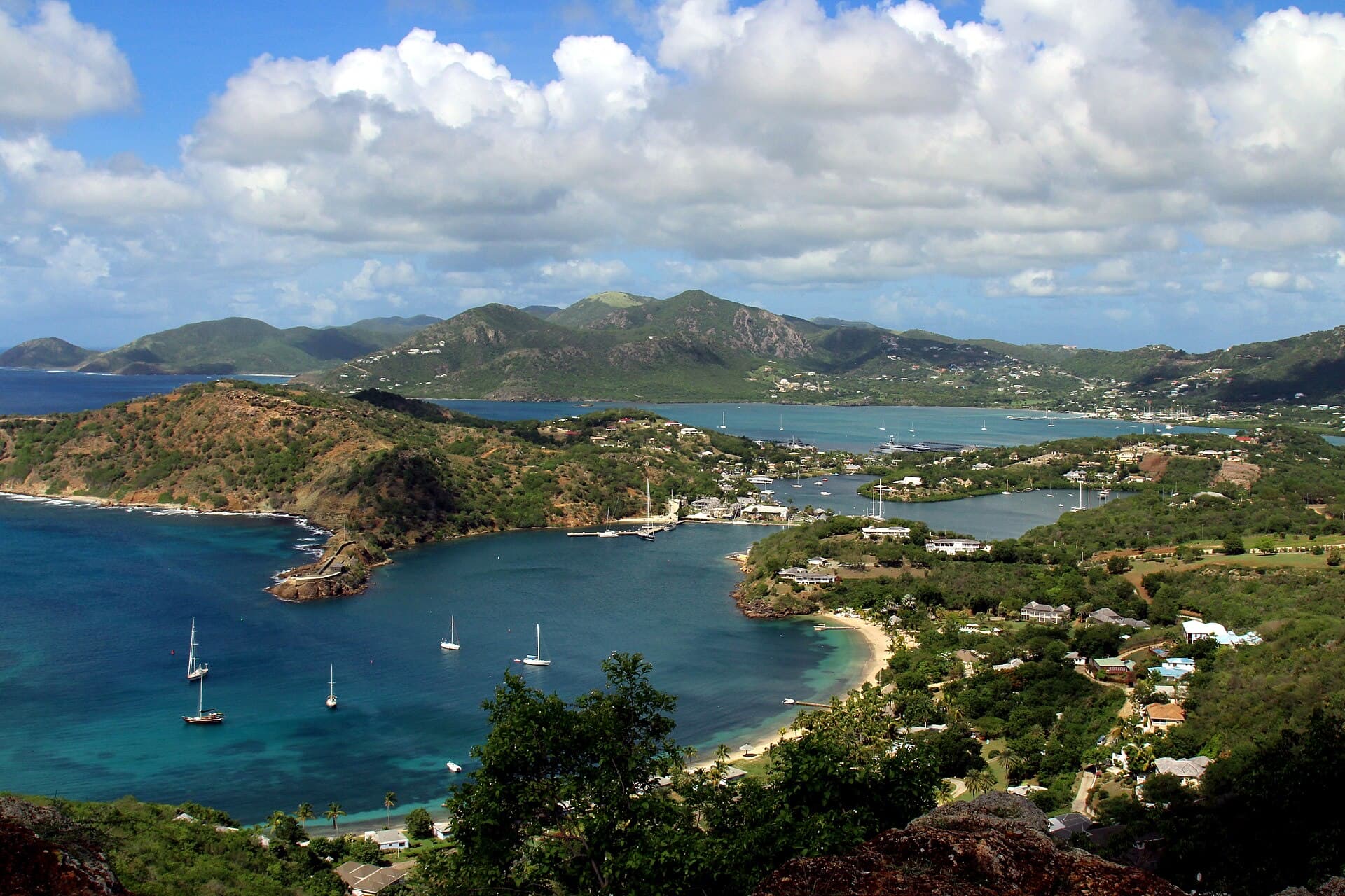Yachts in English Harbour, Antigua