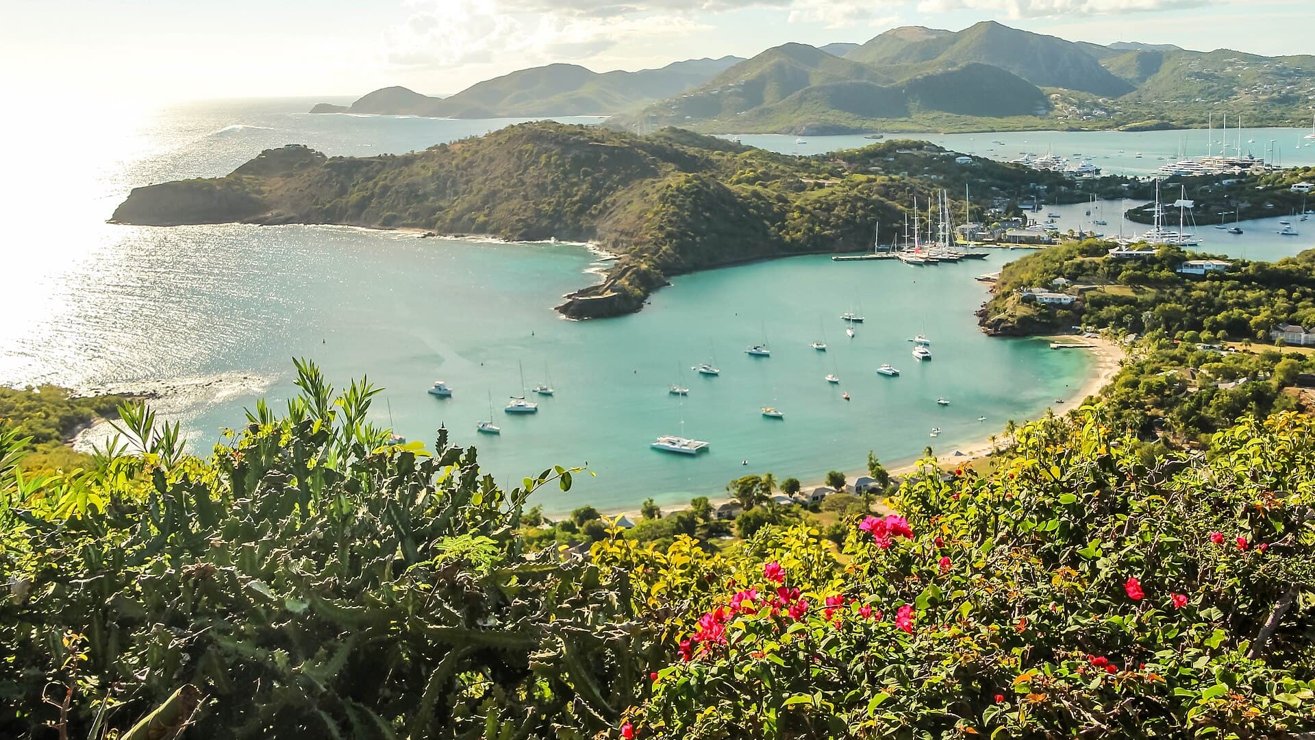 English Harbour from Shirley Heights, Antigua