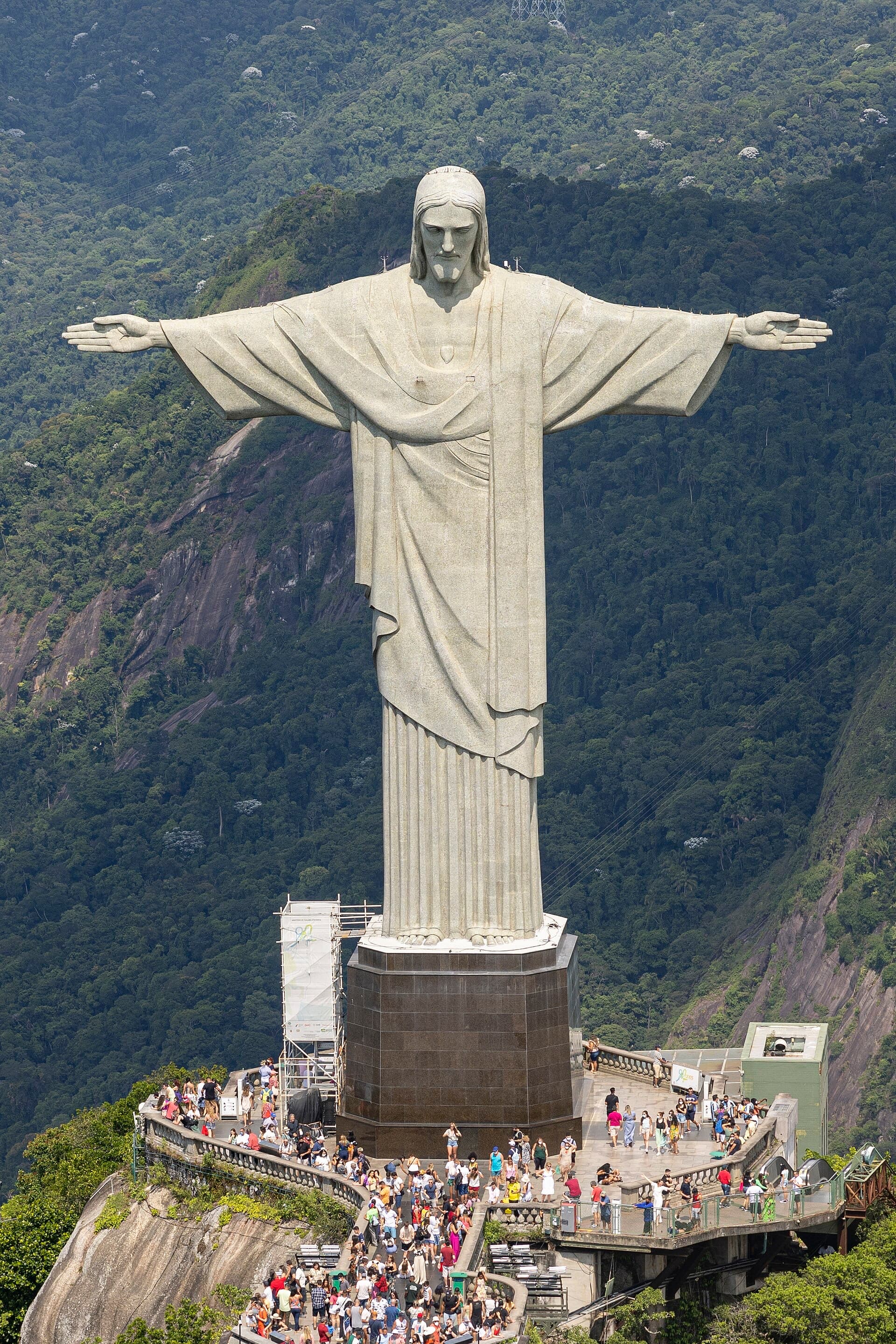Christ the Redeemer on Corcovado in Rio de Janeiro, Brazil