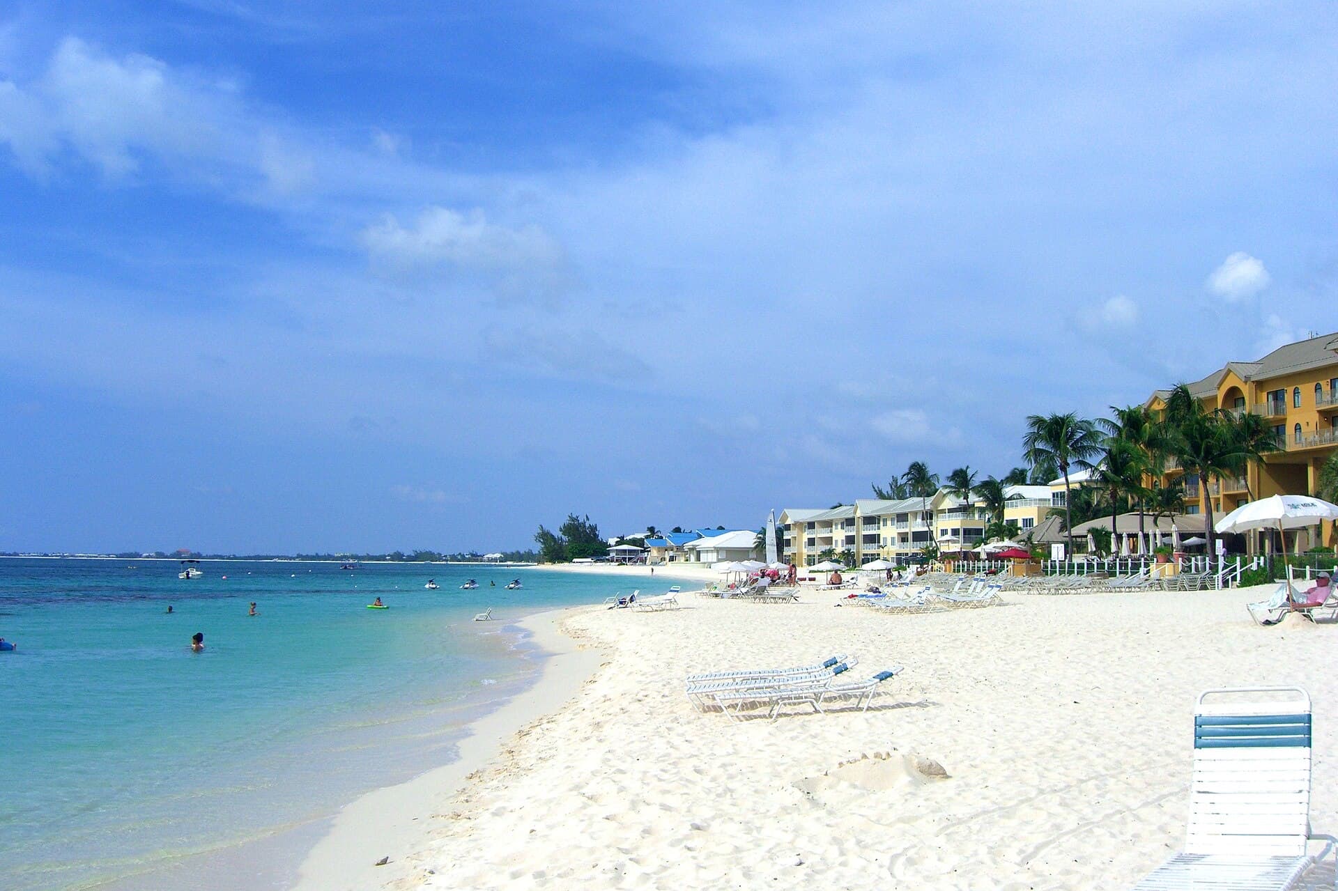 Resorts along Seven Mile Beach, Grand Cayman
