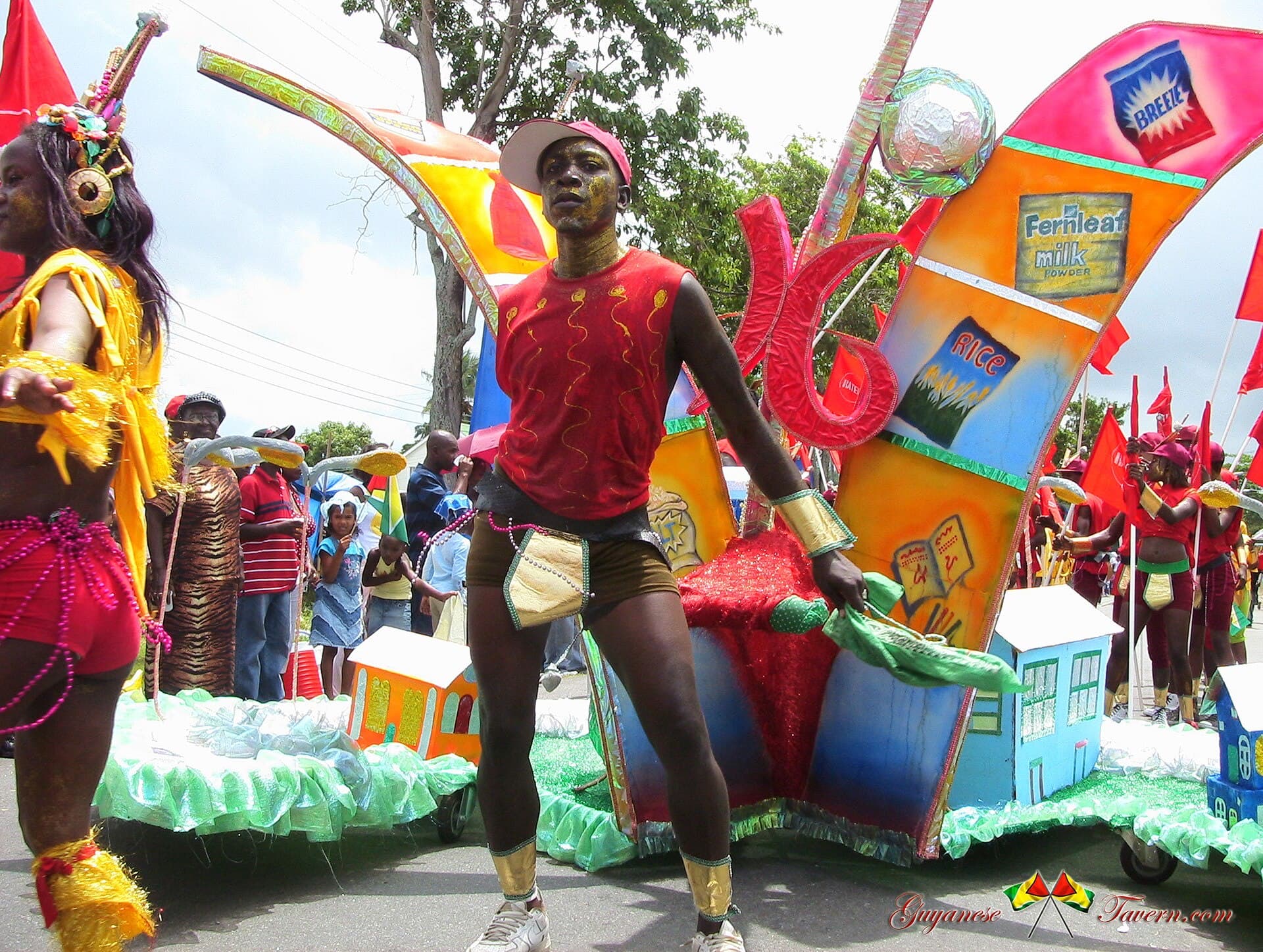 A Mashramani carnival costume in Georgetown, Guyana