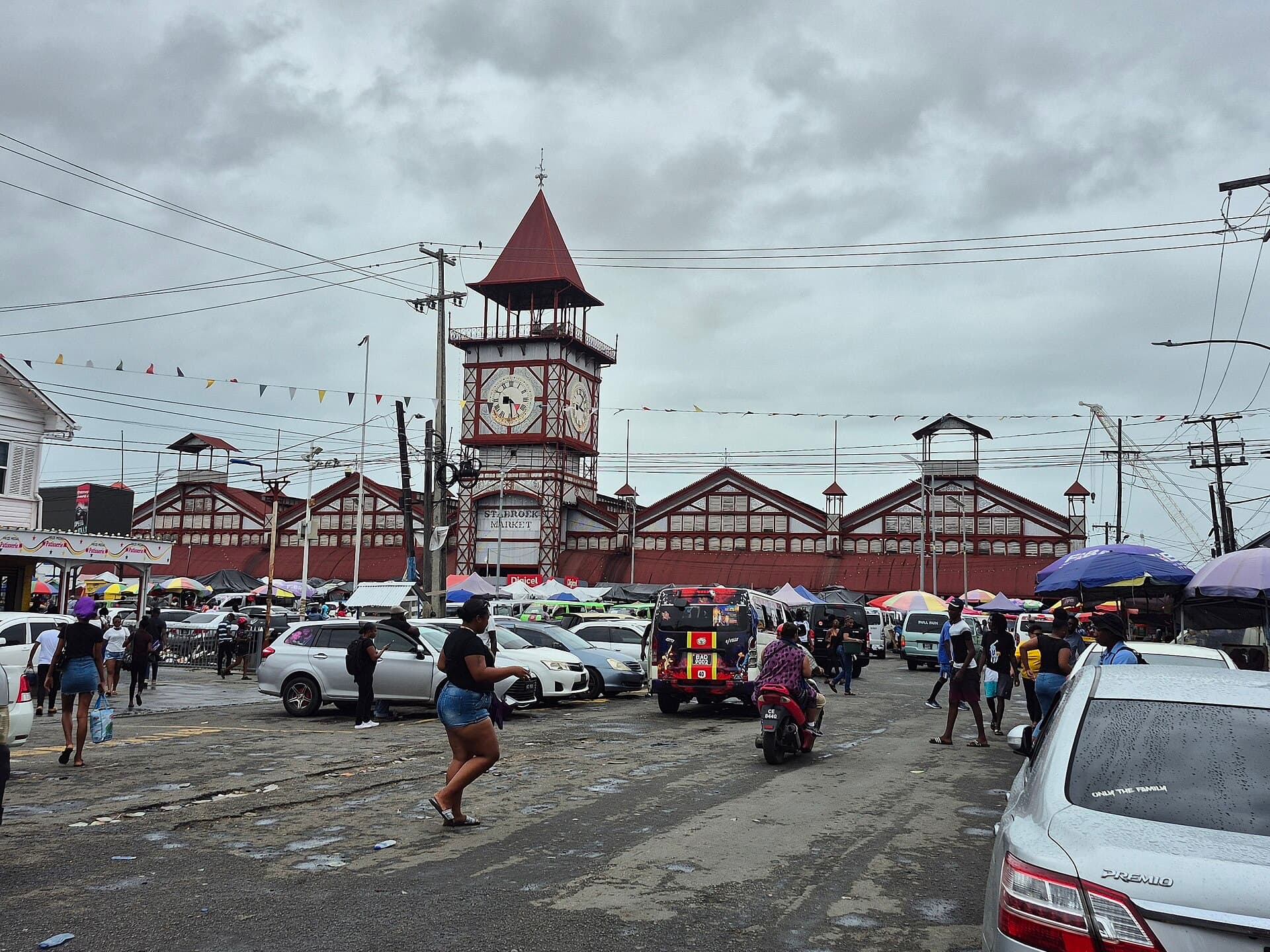 Stabroek Market clock tower in Georgetown, Guyana