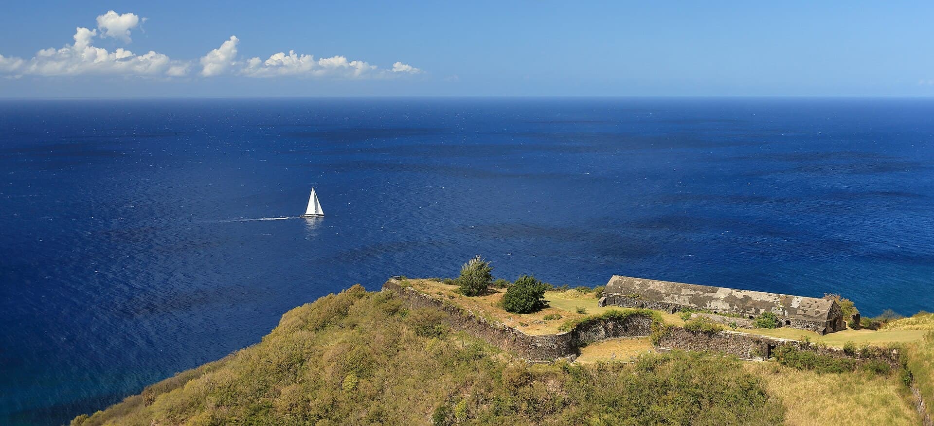 Brimstone Hill Fortress overlooking the Caribbean, Saint Kitts
