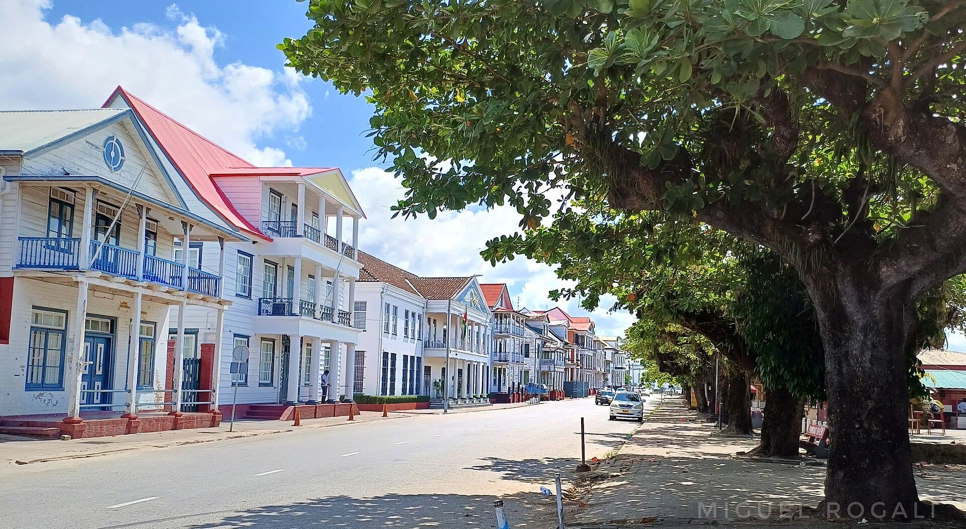 The Waterkant waterfront in Paramaribo, Suriname